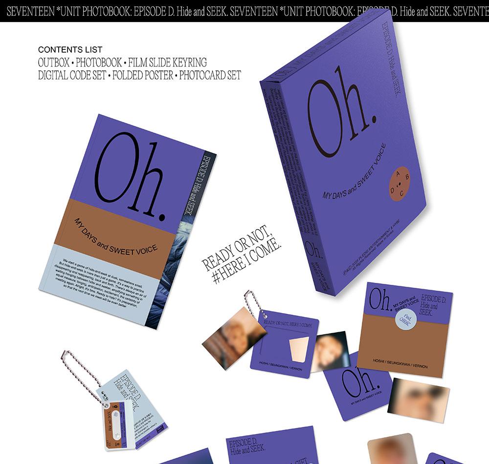 [POB] SEVENTEEN - SEVENTEEN UNIT FOTOBOK : Avsnitt C,D