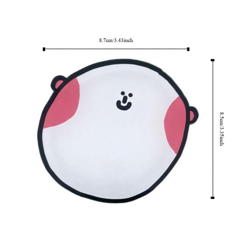 Acrylic Heat Insulation Pad Cartoon Tea Cup Mat Ins Coaster  Home