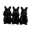 Easter Ornament, One-piece Molded Bunny Figure, 3D Printed Rabbit Design Decorative Figurine for Living Room Bedroom Holiday Decor