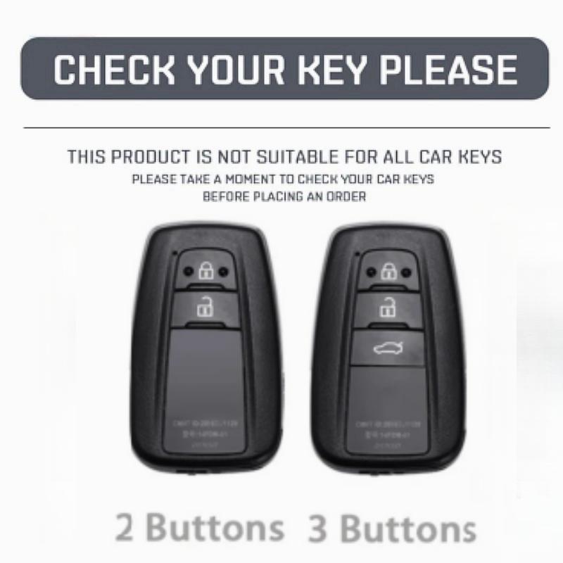 Silikon Autoschlüssel Hülle für Toyota CHR C-HR Camry Prius Prado Rav4 2016 - 2022 2/3 Tasten Fernbedienung Keyless