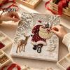 3D Faux-Perlen-Malset Weihnachtskit, Weihnachtsmann Rentier DIY Kunst Wand Engel Bastelset für Erwachsene, Festliches Zuhause Dekor Bastelsets Kinder