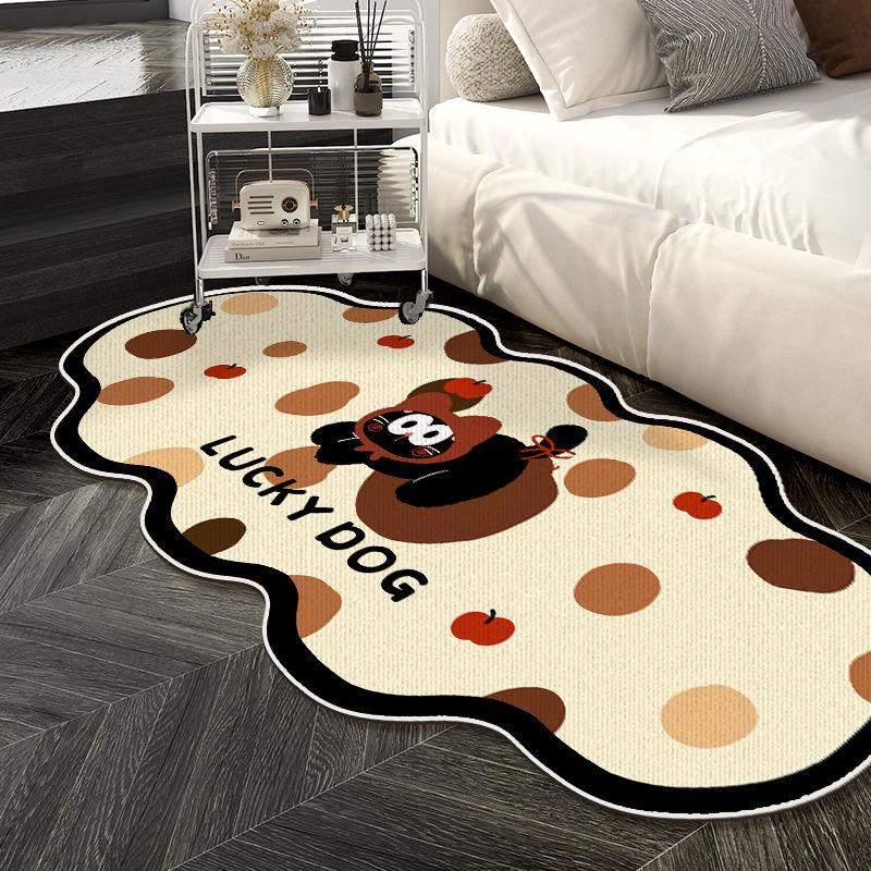 

Ковер с рисунком для гостиной, коврик для ванной, прикроватный коврик, мягкий коврик для спальни, гардеробной, ванной комнаты, напольный коврик, эстетичный домашний декор 40 * 120cm