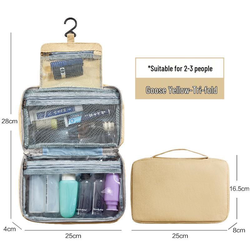 Bolsa de Higiene Masculina de Viagem Impermeável Pendurável de Grande Capacidade - 40% de Desconto
