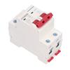 Disjoncteur miniature CC 2P Isolateur de système PV solaire Montage sur rail DIN 1000V 32A DZ47‑63Z C32