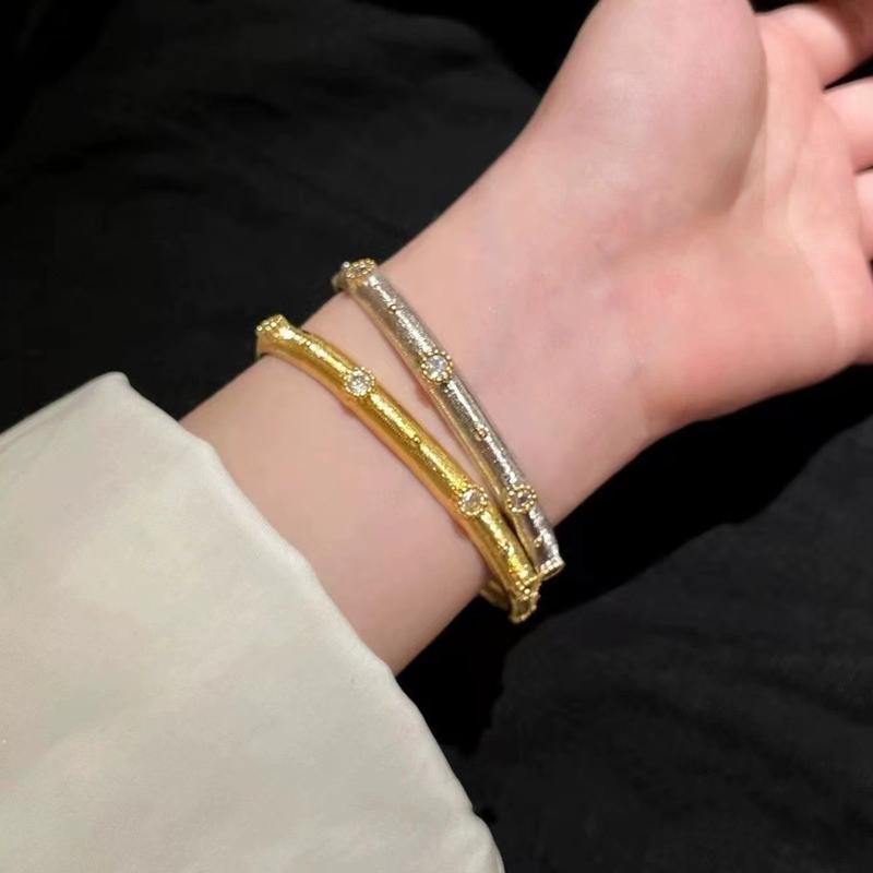 Brățară Hot court Buchelas cu deschidere, stil retro italian vânt rece, senzație de înaltă calitate, temperament, minoritară, dulce, cool, brățară fată