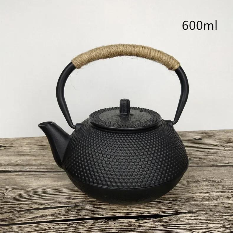 Cast Iron Teapot, Water Boiling Kettle, Healthy No Coating, Household Tea Making Pot, Teaware, Japanese Tetsubin, Iron Bottle