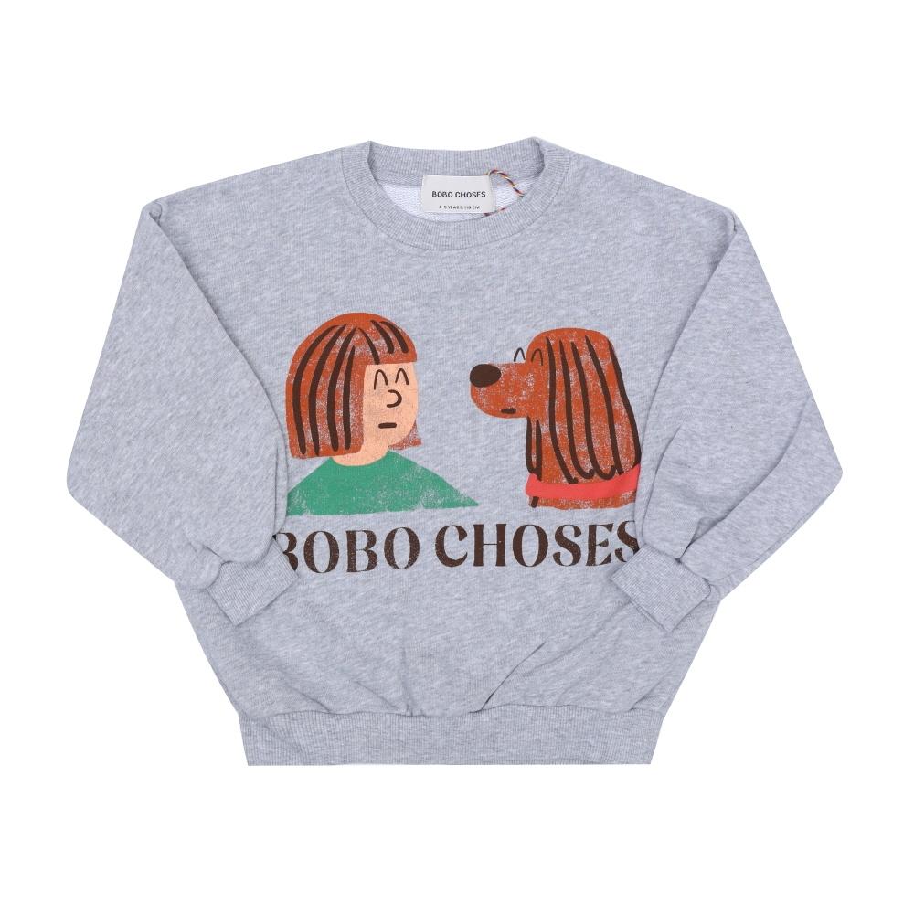 Bobo Choses Friends In A Pickle Kids sweAtshirt b126Ac038 041 B126AC038 041 (4A)