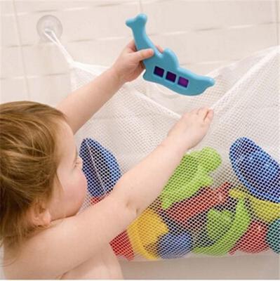 Kinder Baby Badezeit Spielzeug Lagerung Saugbeutel Falten Hängen Mesh Net Bad Dusche Spielzeug Organizer