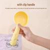 Long Handle Cat & Dog Food Spoon with Sealing Clip - Measuring Shovel for Kitten Feeding