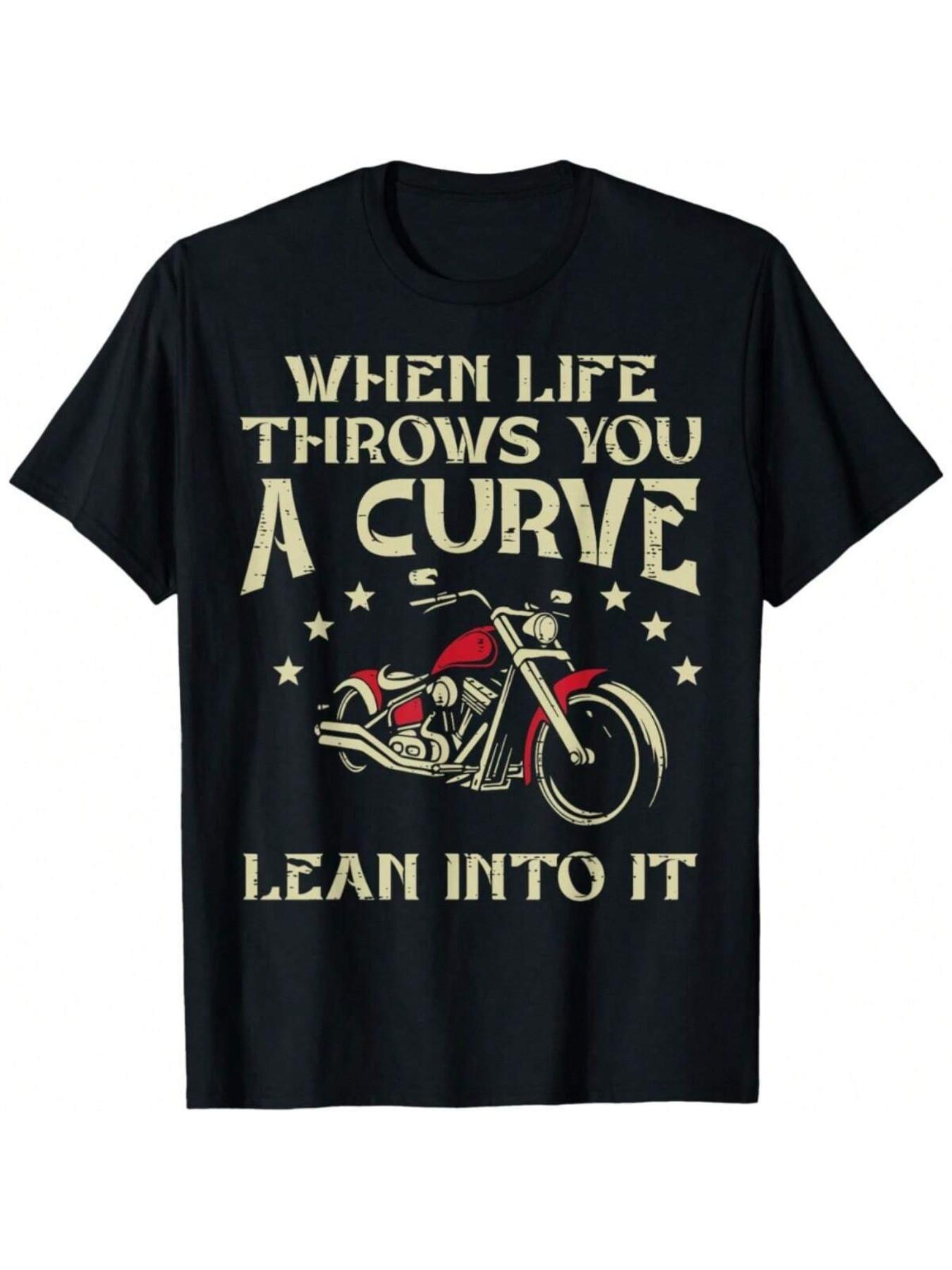 Лучший выбор Мужская хлопковая футболка с круглым вырезом Повседневная модная футболка S