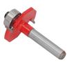 Slot Cutter Router Bit Tungsten Steel Alloy Straight Edge Slotting Cutter 14 Shank 532