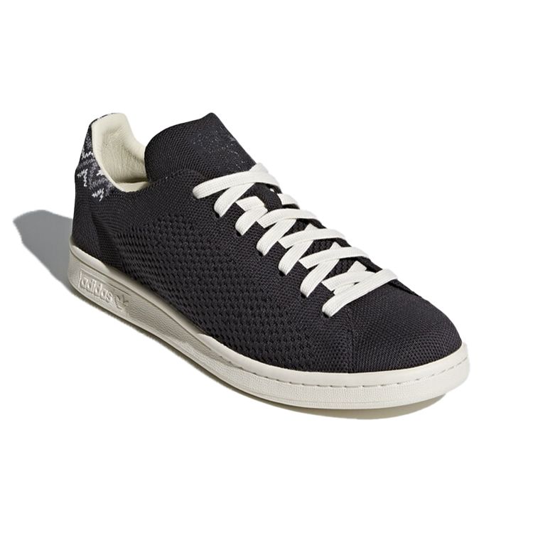 Adidas Originals Stan Smith Primeknit Low-Top Sneakers Unisex Sneakers Black White CQ2651