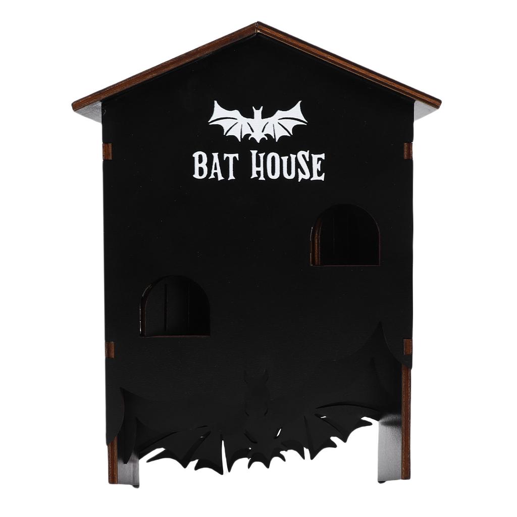 Wooden Bat House, 3-chamber Layout Design, Weatherproof, Large Capacity Shelter Box for Outdoors To Attract Bats To Houses, Trees, Backyards,