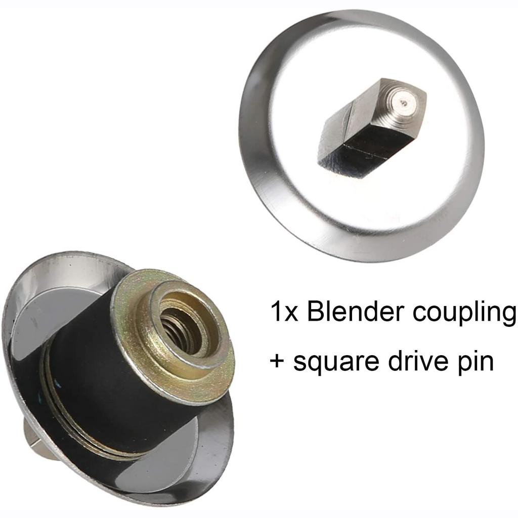 Replacement Part for Oster Blender 1Pcs Blade & 1Pcs Blender Jar Base & 2 Pcs Gasket Seals & 1Pcs Square Drive