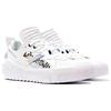 Li Ning 001 Unblock Abrasion Resistant Breathable Low top Skateboard Shoes Women's White AGCR346-1