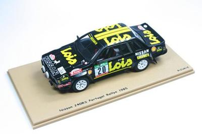 Schaal BIZARRE Nissan 240RS LOIS Portugal Rallye 1985 1/43
