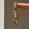 Medieval Women'S Quartz Watch Women'S Retro Mini Small Disc Niche Light Luxury Steel Belt