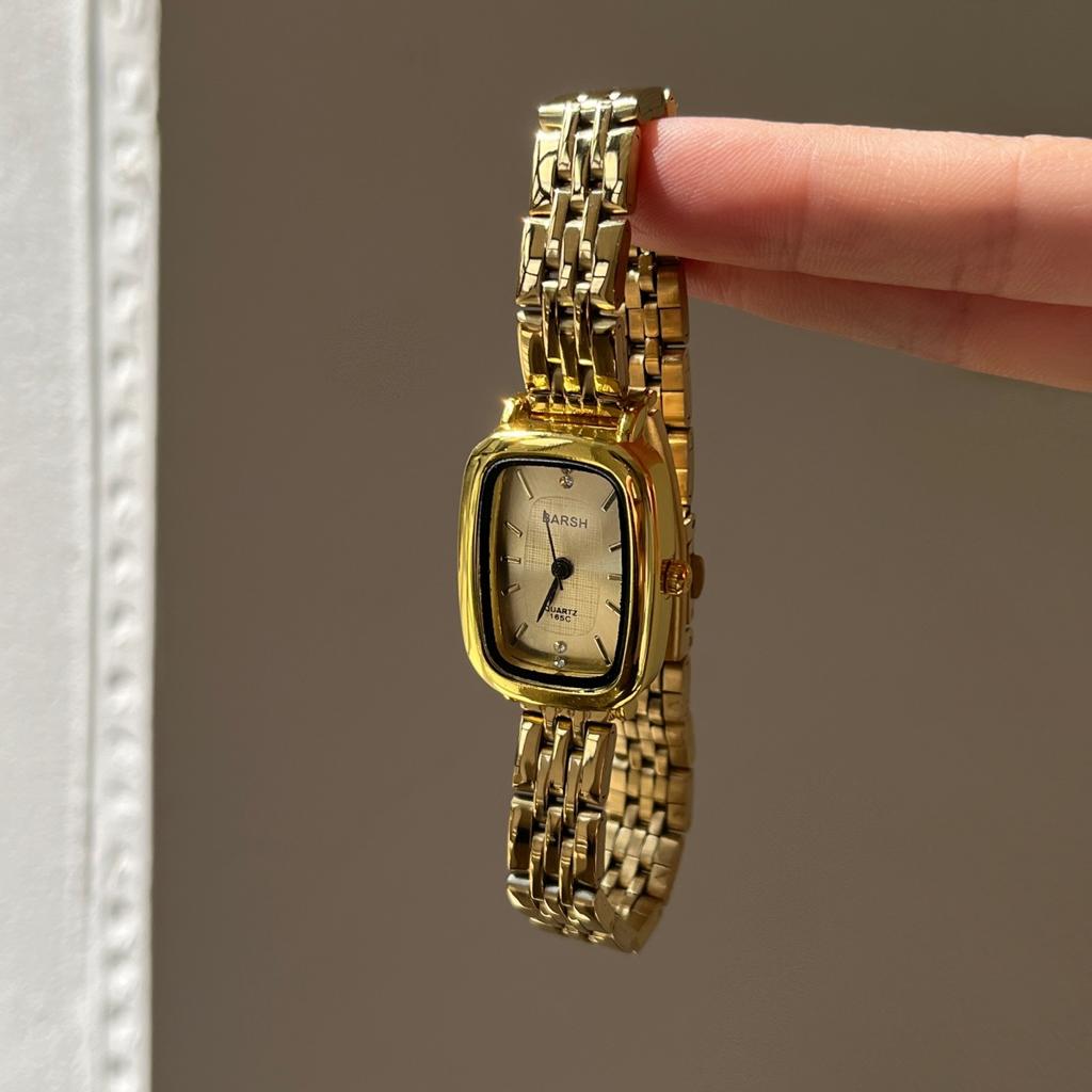 Medieval Women'S Quartz Watch Women'S Retro Mini Small Disc Niche Light Luxury Steel Belt