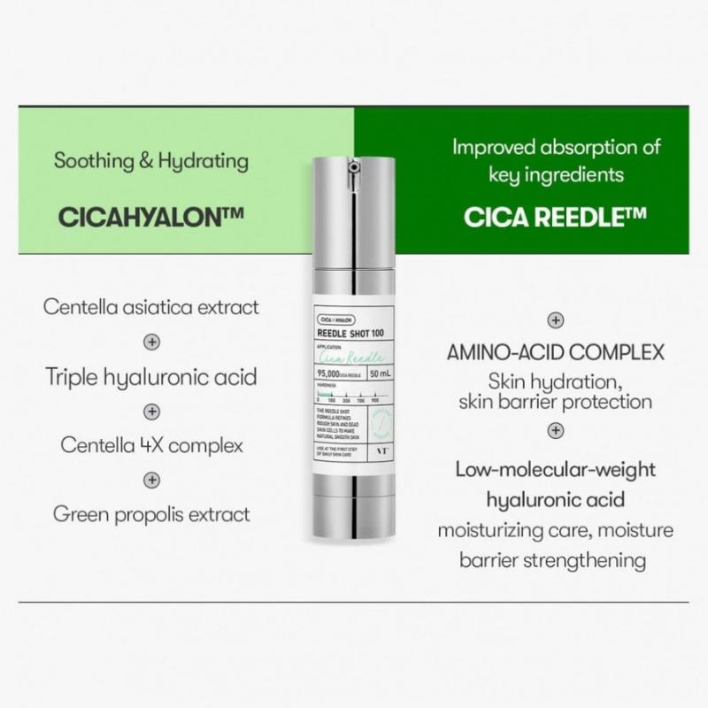 [VT COSMETICS] Reedle Shot 300 50ml + Reedle Shot 700 10ml Essence Set