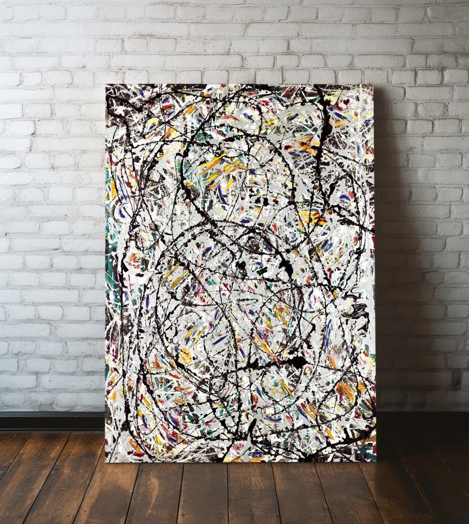 Canvas Painting Jackson Pollock Reproduction