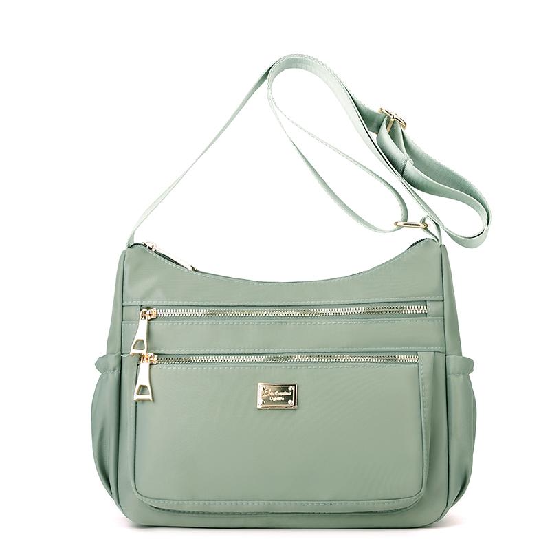 Taška přes rameno Dámská velkokapacitní nylonová crossbody taška Mother Bag Vícevrstvá taška