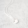Cloud-jewelry Apple & Sapphire Necklace, Sterling Silver 925, September Birthstone [Comes with Wooden Gift Box] PLN-4s