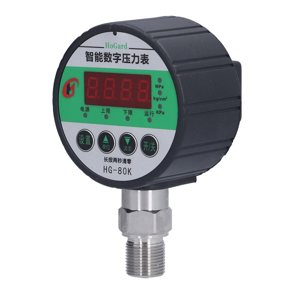 Digital Hydraulic Pressure Gauge 1.0 Accuracy Pressures Manometer with LCD Display