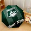Plymouth Argyle FC Automatic 3‑Fold Umbrella 8‑Rib Windproof Folding Umbrella Sun Rain Protection For Outdoor Travel Daily Use