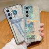 Jellyfish Pattern Phone Case For Samsung Galaxy A57 A37 A17 A56 A16 A55 A36 A26 A15 A35 A54 A53 Clear Card Bag Wallet Soft Cover