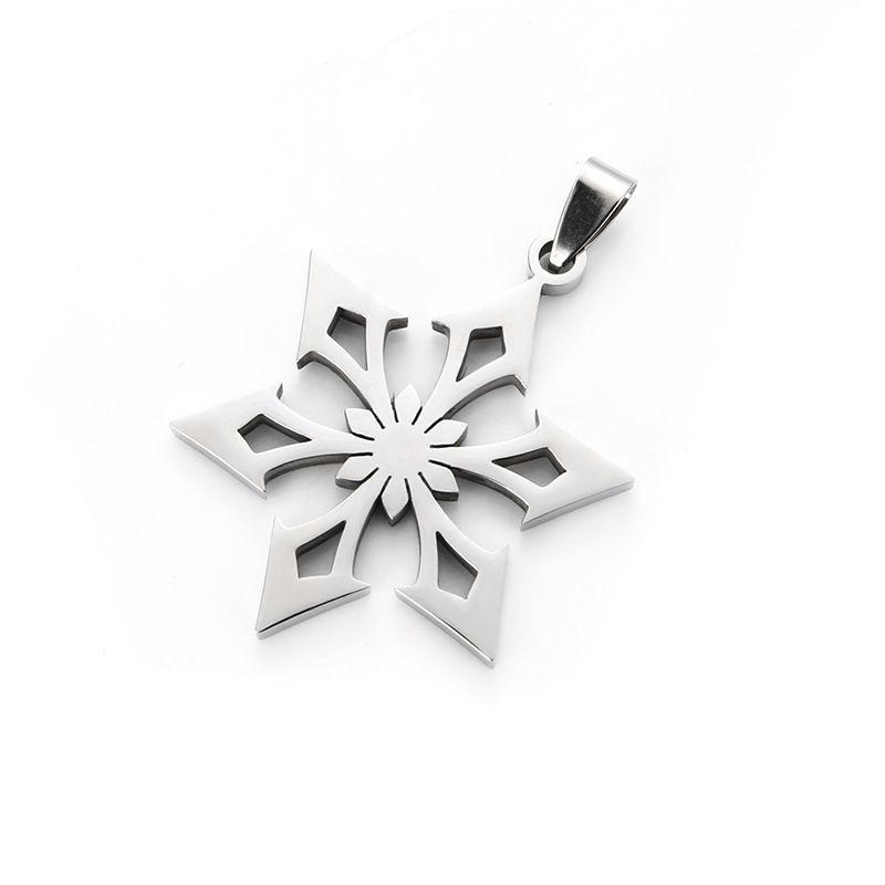 Genshin Impact Eye Of God Pendant Stainless Steel Necklace For Anime Lovers