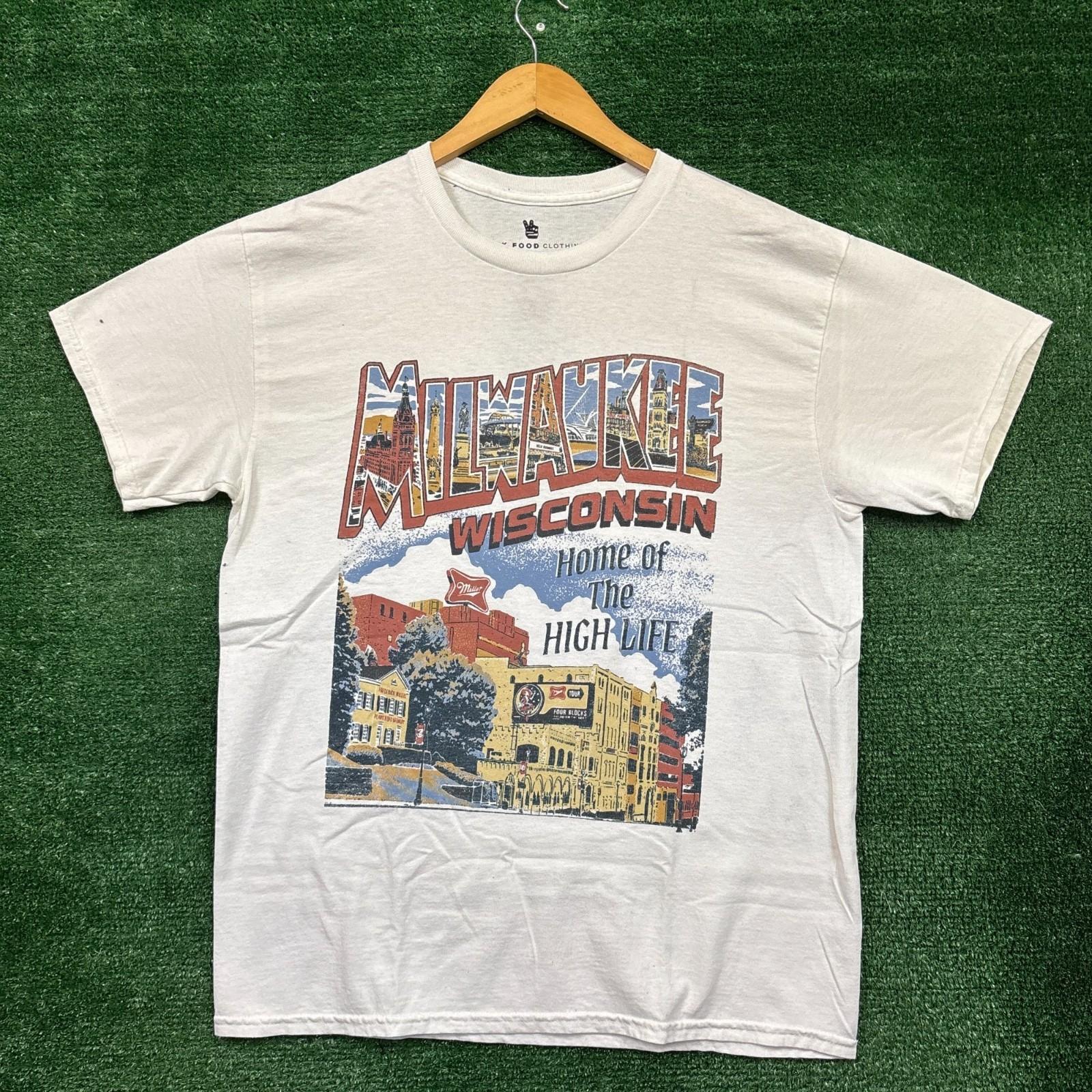 Miller High Life Milwaukie Wisconsin T- Size Medium Unisex T-Shirt XXL