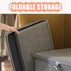 Practical Lockable Foldable Storage Box Vertical Space Optimization Oxford Fabric Organizers for Office Home Use