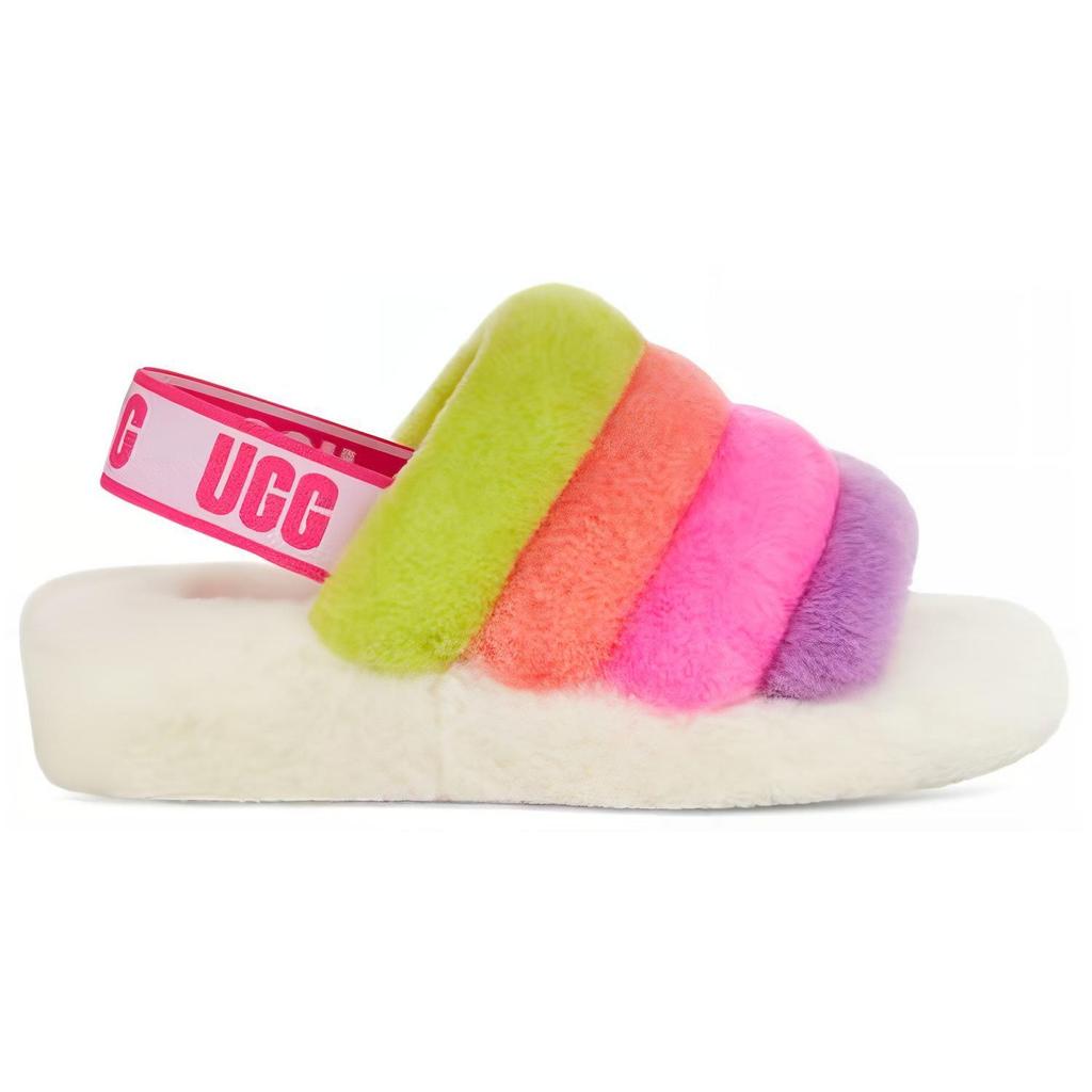 UGG Ciabatte alla moda con suola spessa Ciabatte da donna Bianco 1097169-WHM
