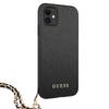 Guess Guhcn61Sasgbk Iphone 11 6,1 / Xrczarny/Black Hardcase Saffiano Chain
