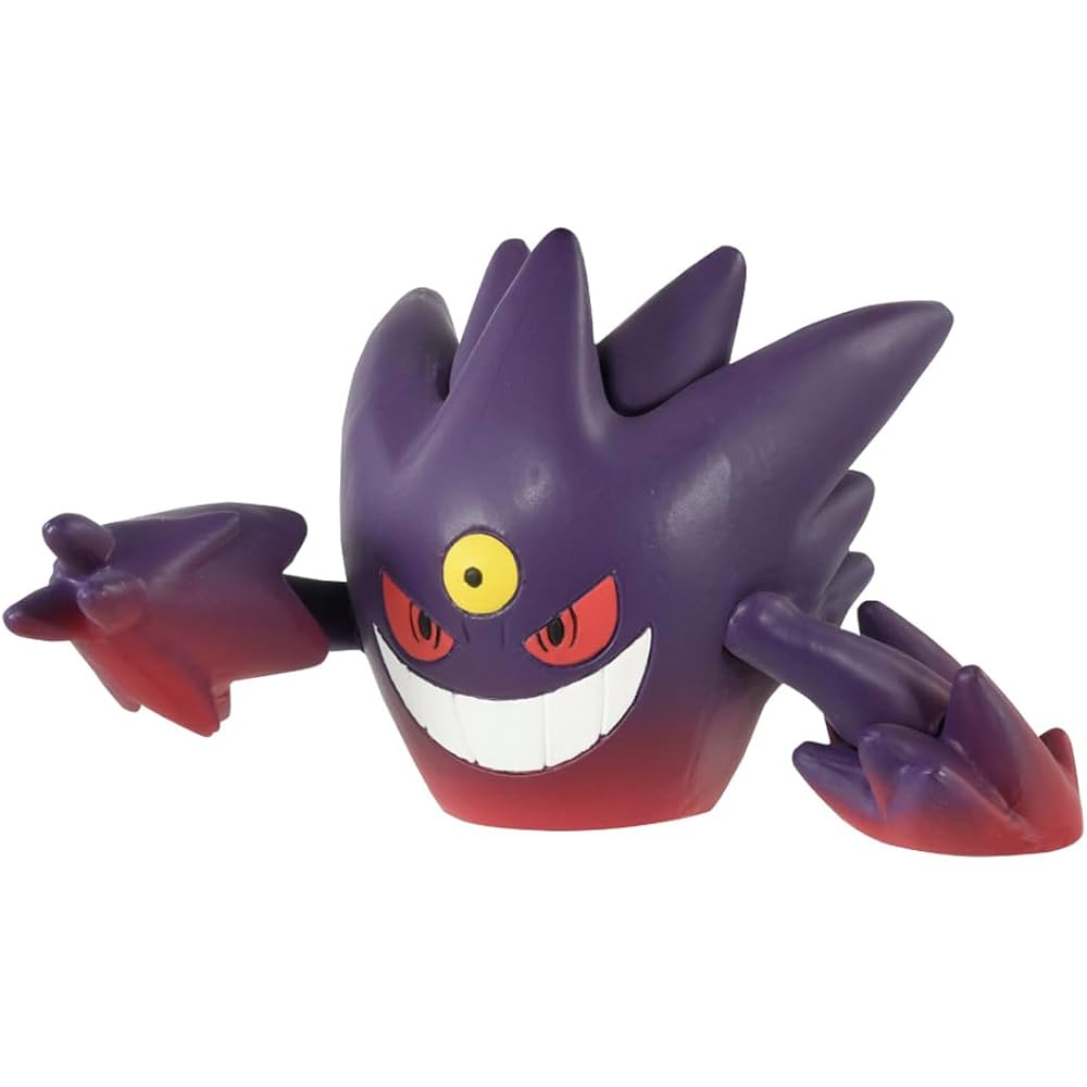 Pokemon Moncolle Mega Gengar Collectible Figure 4.5 Inches Tall