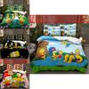 The Simpsons Cartoon Bedding Set With Reactive Dye Printing For Modern Home Decor
