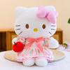 New Apple Hello Kitty Plush Doll - Cute KT Cat Toy Birthday Gift