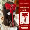 NEW Chinese Style Children's New Year Hair Clip Red Top Clip Hair Clip Girls' Headwear Princess Butterfly Clip Hair Accessory