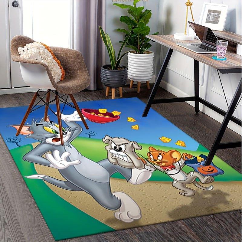 

Tom & Jerry Halloween Party PosterOffice Mat Home Decor Gift For Halloween & Christmas LD2 80cm by 120cm