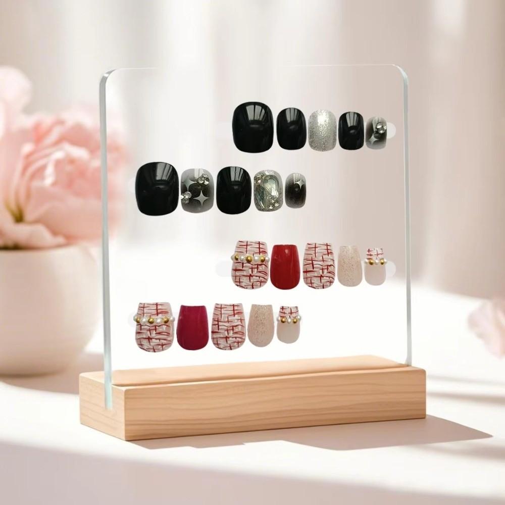 Nail Salon Showing Shelf Acrylic Nails Art Storage Show Board  Nail Shop Decoration