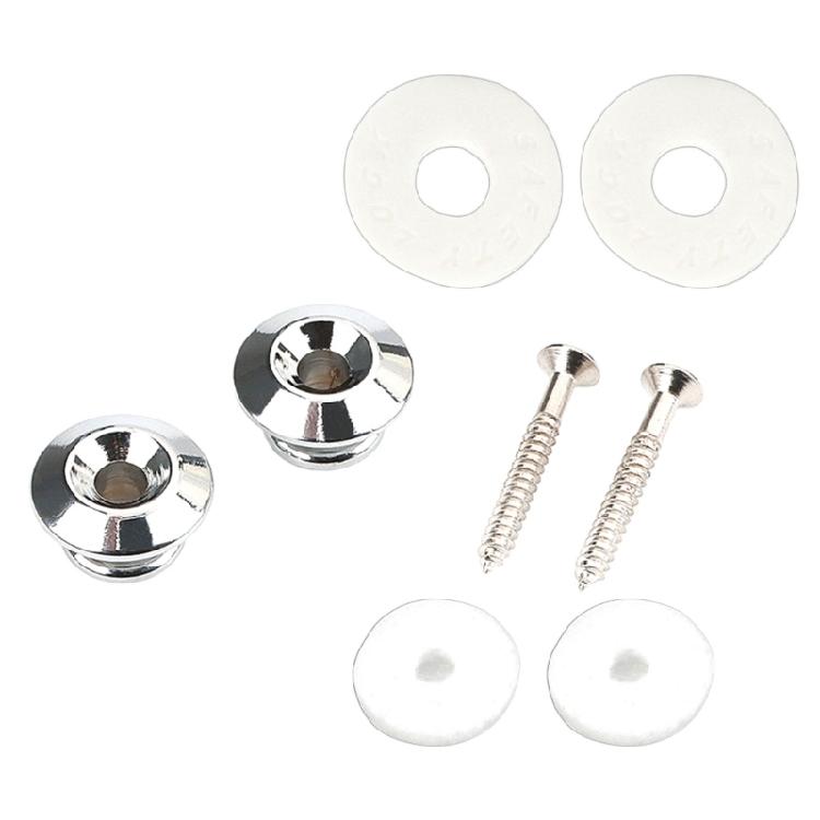 

Strap Lock Buttons Set Strap Retainers for Guitars Bass Ukulele Metal Construction Silicone Straps Fastening System серебряный