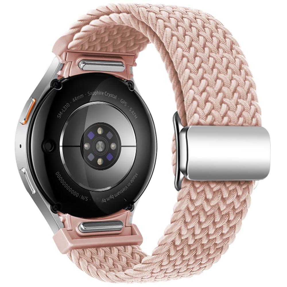 For Samsung Galaxy Watch FE 40mm/Watch7/6/6 Classic/5/5 Active/5 Pro/4/4 Classic/4 Active Braided Watch Band Magnetic Strap
