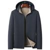 Spring and Autumn Thin Business Casual Jacket Men's Hooded Jacket