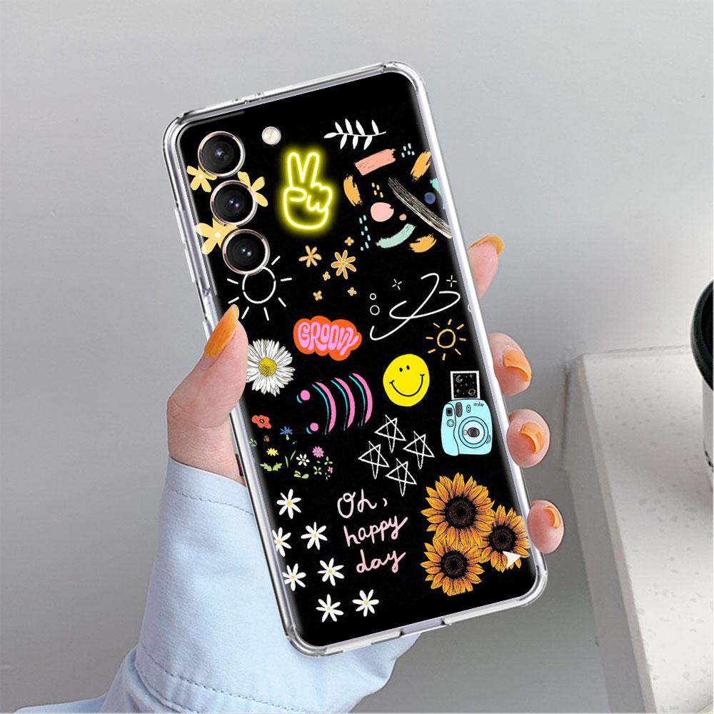Mond Astronaut Klare Hülle Für Samsung Galaxy S22 S20 FE S21 S10 S9 Plus Note 20 Ultra 10 Lite Weiche TPU Handyhülle