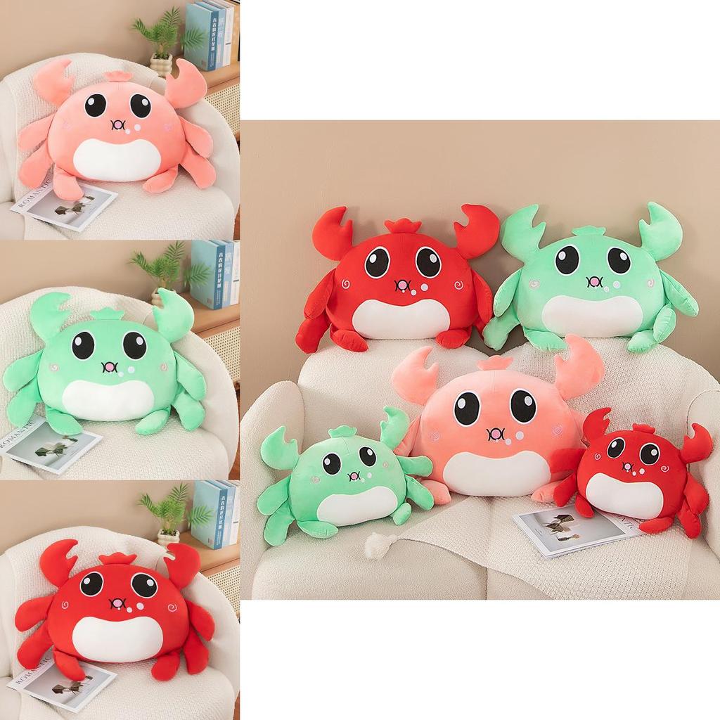 Adorable Plush Crab Toy For Girls Soft And Cozy Cushion Perfect For Kids' Gifts