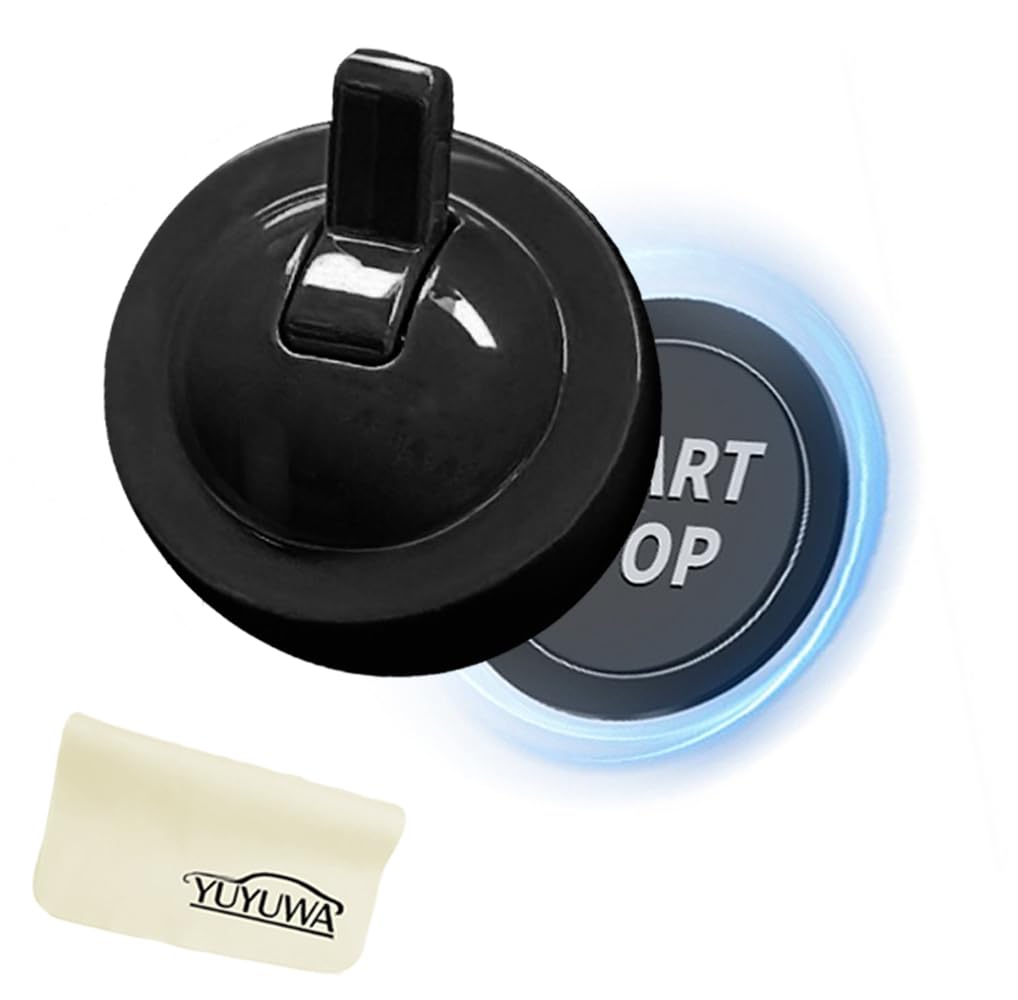 

YUYUWA Рычаг запуска двигателя, совместимый со всеми инновационными и для кнопки «Lasting Beauty», крышка, кнопка «Push-to-Start», транспортные средства, 60-секундный