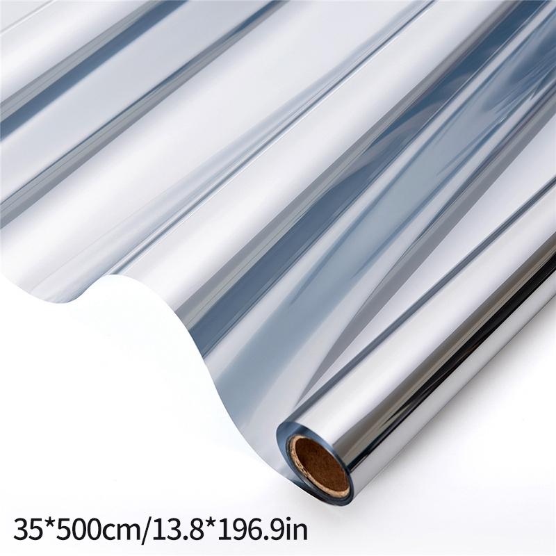 Eénwegspiegel Sticker Muurplakker Spiegelsticker Raam Privacyfolie Lichtblokkerend Verduisterend Glasfolie Warmte-isolerende Folies