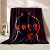 Shadowed Gunman Holding Revolver Print Adult Children Warm Blankets Home Travel Car Soft Comfortable Suitable for All Seasons