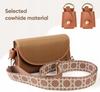 Scrodcat Replacement Strap for Purse Bags Brown Stripes 145cm