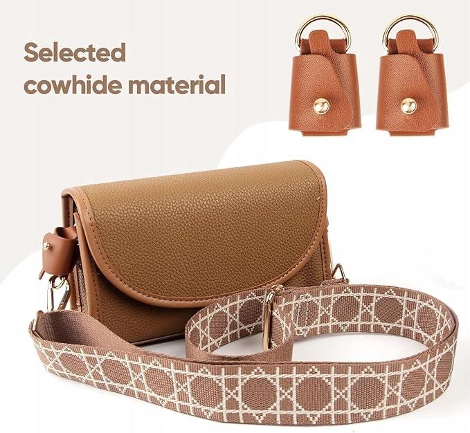 Scrodcat Replacement Strap for Purse Bags Brown Stripes 145cm
